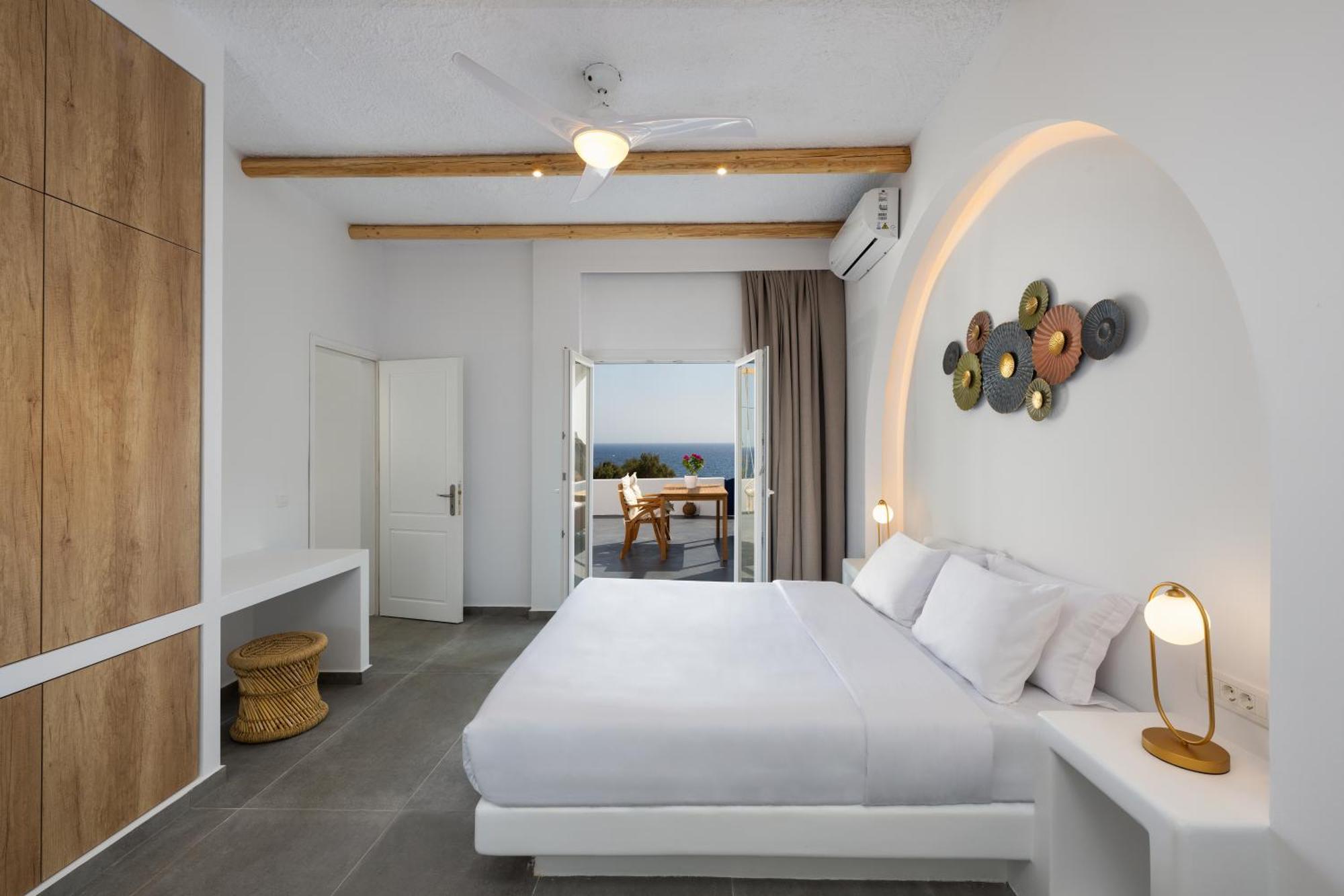 Peaceful Seafront Retreat In Santorini -Sonus Mare Beach Houses Vourvoúlos Buitenkant foto